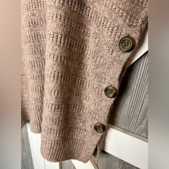 050. Womens Max Studio Turtleneck Sweater side buttons XL - Picture 5 of 6